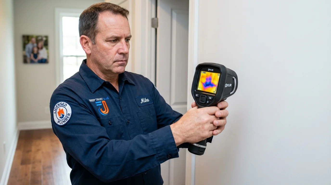 Thermal imaging leak detection by Johns Plumbing LLC in Fairfield Bay